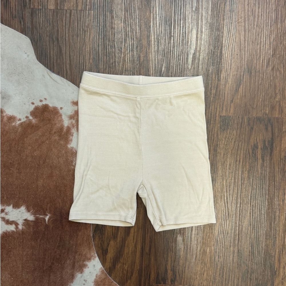 Joah Brown Midi Flex Rib Shorts